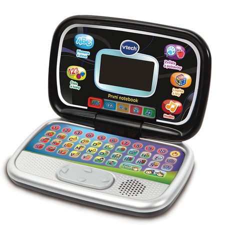 Vtech Prvn notebook - ern CZ